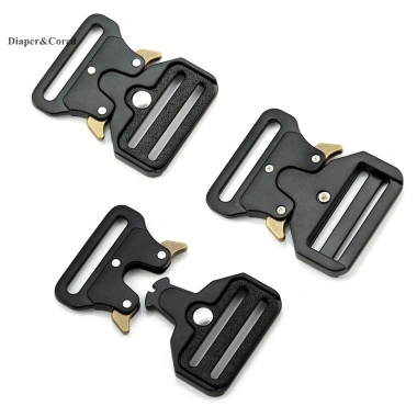 Khóa tháo nhanh kim loại tự động thắt lưng nam Kẹp kẽm điều chỉnh 20‑50mm YTH