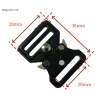 Khóa tháo nhanh kim loại tự động thắt lưng nam Kẹp kẽm điều chỉnh 20‑50mm YTH 9