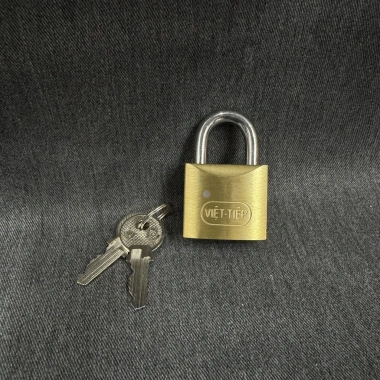 Khóa treo đồng Việt Tiệp 1.280 Push Padlock - Khóa vali, tủ, mini giá 58k giảm từ 69.6k 2