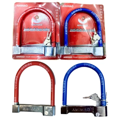 Khoá U amimao 42cm GOFUTHER Đa năng – Cao cấp, Siêu chắc chắn, Dày dặn cho cửa kính, xe máy, xe đạp – Giảm còn 128.000₫ 6