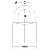 Khóa Vali Master Lock 115 EURD Thân Đồng 15mm - Hỏa Tốc HCM, Giá Ưu Đãi 98.230₫ 4