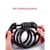 Khóa xe đạp cao cấp lõi thép không cắt, chống trộm, đổi mật khẩu, nhiều màu sắc 2