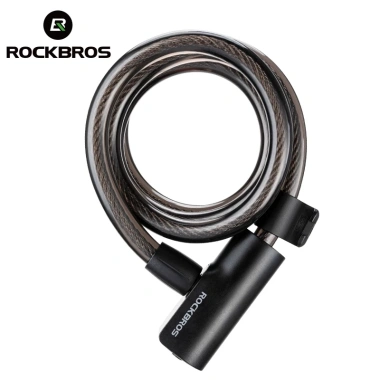 Khóa xe đạp cáp thép ROCKBROS - Chìa khóa an ninh chống trộm cho xe đạp đường trường & MTB, giá ưu đãi 199.924 VND 2 Khóa xe đạp cáp thép ROCKBROS - Chìa khóa an ninh chống trộm cho xe đạp đường trường & MTB, giá ưu đãi 199.924 VND 2