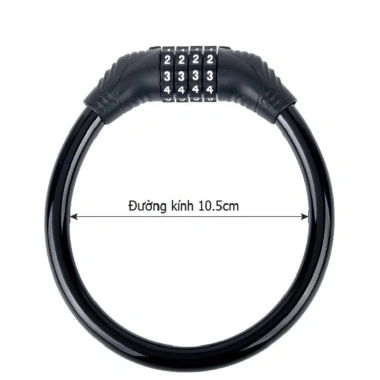 Khóa Xe Đạp Thể Thao Chống Trộm 4 Số - Dây Treo Yên, Giá chỉ 40.000 VND 4