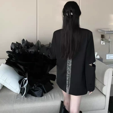 Khoác Blazer Vest Đính Dây Đá Lưng Bigsize - Giá Sale 265k, Có Sẵn 2 Khoác Blazer Vest Đính Dây Đá Lưng Bigsize - Giá Sale 265k, Có Sẵn 2