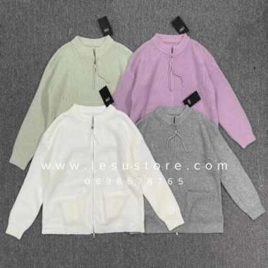 Khoác len 2 khóa kéo, 2 túi vuông - Ấm áp, thời trang, giá chỉ 330.000₫ 3 Khoác len 2 khóa kéo, 2 túi vuông - Ấm áp, thời trang, giá chỉ 330.000₫ 3