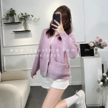 Khoác len 2 khóa kéo, 2 túi vuông - Ấm áp, thời trang, giá chỉ 330.000₫ 12 Khoác len 2 khóa kéo, 2 túi vuông - Ấm áp, thời trang, giá chỉ 330.000₫ 12