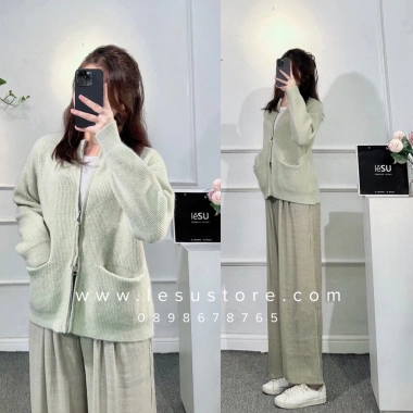 Khoác len 2 khóa kéo, 2 túi vuông - Ấm áp, thời trang, giá chỉ 330.000₫ 13 Khoác len 2 khóa kéo, 2 túi vuông - Ấm áp, thời trang, giá chỉ 330.000₫ 13
