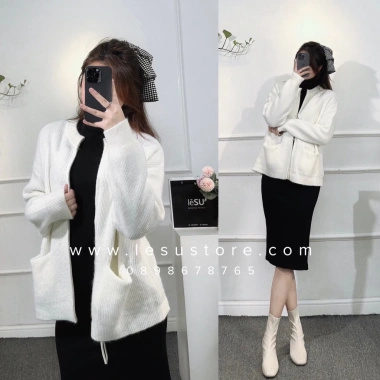 Khoác len 2 khóa kéo, 2 túi vuông - Ấm áp, thời trang, giá chỉ 330.000₫ 14 Khoác len 2 khóa kéo, 2 túi vuông - Ấm áp, thời trang, giá chỉ 330.000₫ 14
