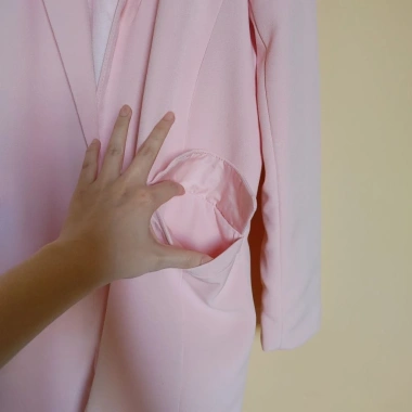 Khoác vest dài nữ Hetana M giá 90k giảm 22% thời trang thanh lịch, thoáng mát