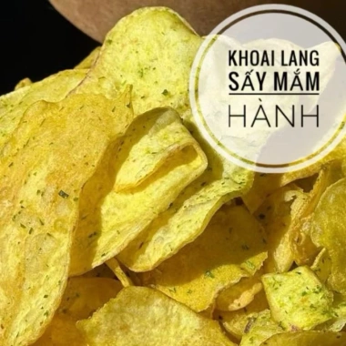 Khoai lang mắm hành Đà Lạt sấy giòn – Snack siêu cuốn thơm ngon, giảm giá 56.448₫
