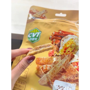 Khoai môn sấy trứng cua muối béo thơm nội địa Trung gói 180g, giảm còn 89.000 đồng