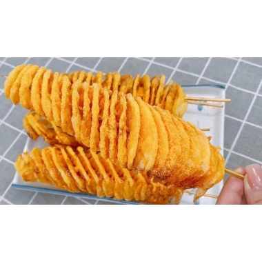 Khoai tây lốc xoáy gói 10 cây - Giá chỉ 85.000đ, giảm mạnh, giòn tan, ngon lành 2