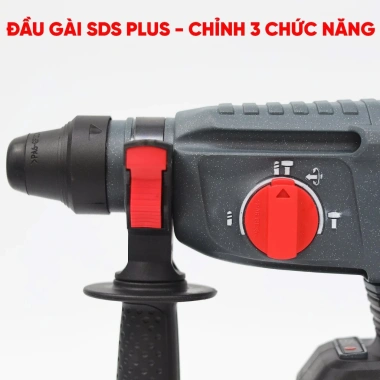 Khoan bê tông 3 chức năng WORKFIX WF‑RH2.326BL, lực đập 2.3J, đầu gài SDS PLUS 26mm, không than, giá 867.000₫ 3