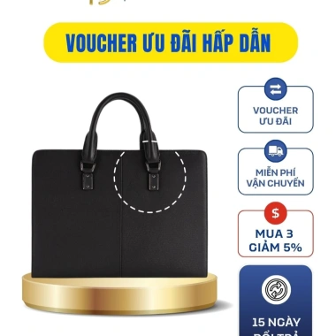 Khoen Quai Túi Nam Pad Kim Loại Không Gỉ - Phù Hợp Cặp Túi Da Văn Phòng Cao Cấp, 136.000₫