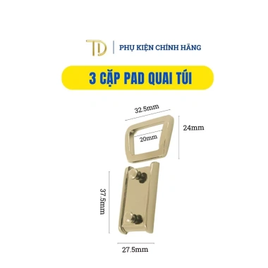 Khoen Quai Túi Nam Pad Kim Loại Không Gỉ - Phù Hợp Cặp Túi Da Văn Phòng Cao Cấp, 136.000₫ 9 Khoen Quai Túi Nam Pad Kim Loại Không Gỉ - Phù Hợp Cặp Túi Da Văn Phòng Cao Cấp, 136.000₫ 9