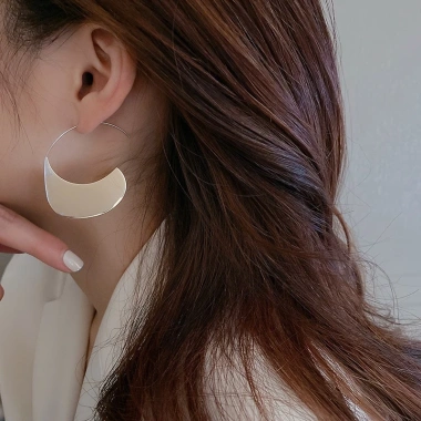 Khoen Tai Nữ Thép Không Gỉ Hình Học Độc Đáo - Phá Cách Sang Trọng, Giá 47.940₫ 8