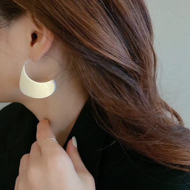 Khoen Tai Nữ Thép Không Gỉ Hình Học Độc Đáo - Phá Cách Sang Trọng, Giá 47.940₫ 9