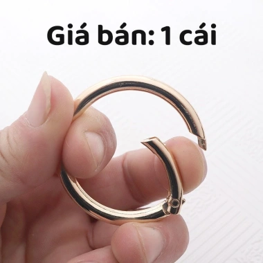 Khoen tròn mở gắn quai túi xách - Đóng bìa album đa size, giá chỉ 17.000₫ 2 Khoen tròn mở gắn quai túi xách - Đóng bìa album đa size, giá chỉ 17.000₫ 2