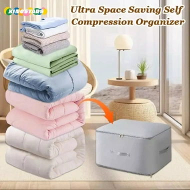 Khối Đóng Gói Nén XINGSTARS Túi Lưu Trữ Chống Bụi, Chống Ẩm, Vải Twill, Gập Lại