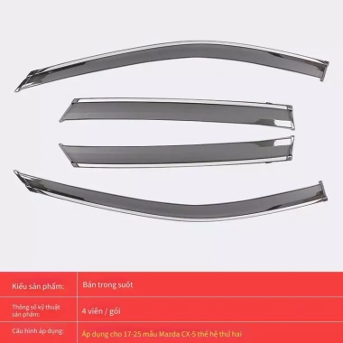 Khối mưa Mazda CX5 2.017-2.026 - Bộ sửa đổi Mưa Brow, Giá ưu đãi 528.000₫ (giá gốc 665.280₫) 10