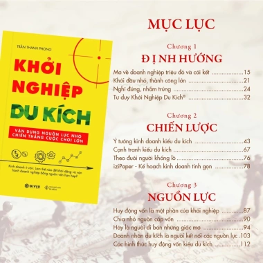 Khởi Nghiệp Du Kích - Kinh Doanh Ít Vốn, Vận Dụng Nguồn Lực Nhỏ, Chiến Thắng Lớn - Giá 169.000