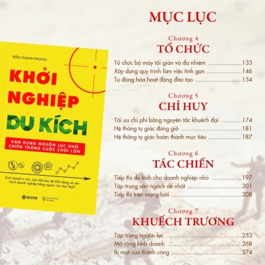 Khởi Nghiệp Du Kích - Kinh Doanh Ít Vốn, Vận Dụng Nguồn Lực Nhỏ, Chiến Thắng Lớn - Giá 169.000