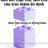 Khối xây dựng đồ chơi lắp ráp nhân vật hoạt hình lớn, búa mô hình Gấu Bears cho bé, giá chỉ 160.000₫ 4