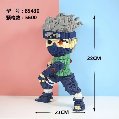 Khối Xây Dựng Kakashi 32cm - Đồ Chơi Lắp Ráp Giáo Dục, Kèm Búa Mô Hình 9