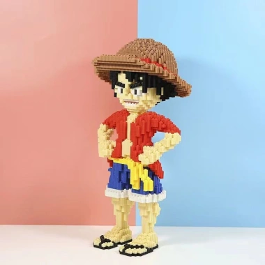 Khối Xây Dựng Luffy 32cm Đồ Chơi Lắp Ráp Nhân Vật Hoạt Hình Giáo Dục Mô Hình Búa Giá Ưu Đãi 165k 2
