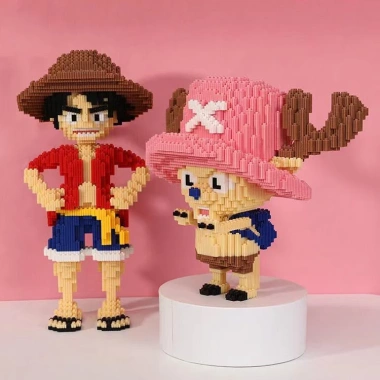 Khối Xây Dựng Luffy 32cm Đồ Chơi Lắp Ráp Nhân Vật Hoạt Hình Giáo Dục Mô Hình Búa Giá Ưu Đãi 165k 3