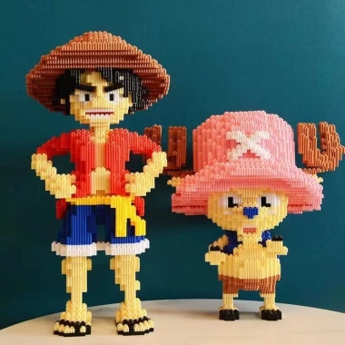 Khối Xây Dựng Luffy 32cm Đồ Chơi Lắp Ráp Nhân Vật Hoạt Hình Giáo Dục Mô Hình Búa Giá Ưu Đãi 165k 5