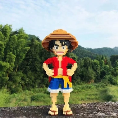 Khối Xây Dựng Luffy 32cm Đồ Chơi Lắp Ráp Nhân Vật Hoạt Hình Giáo Dục Mô Hình Búa Giá Ưu Đãi 165k 6