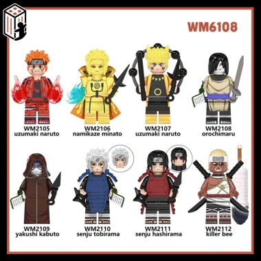 Khối Xây Dựng Mini Nhựa ABS Naruto – Đồ Chơi Trẻ Em Đa Nhân Vật, Giá 32.000
