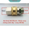 Khớp nối nhanh xoay 14mm chống xoắn, thích hợp dây phun rửa xe - Giá chỉ 30.400₫