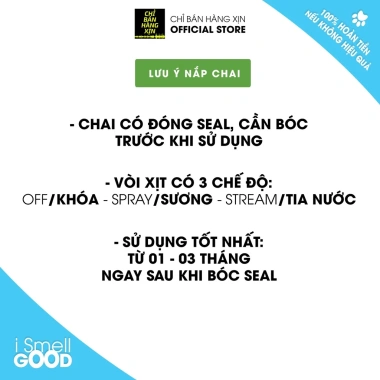 Khử mùi nước tiểu, chất thải, bồn cầu I SMELL GOOD 300ml - Giảm giá 39.500₫ 2