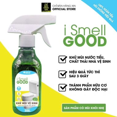 Khử mùi nước tiểu, chất thải, bồn cầu I SMELL GOOD 300ml - Giảm giá 39.500₫ 4