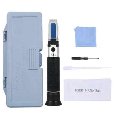 Khúc xạ kế đo nồng độ cồn 0-80% ATC - Máy đo cồn rượu chuẩn, giá ưu đãi 236.550 VND 4