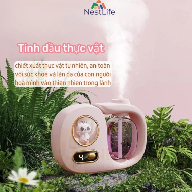 Khuếch tán tinh dầu, tạo độ ẩm, xông phòng ngủ hương thơm dịu nhẹ, giá 25.000 VND 3