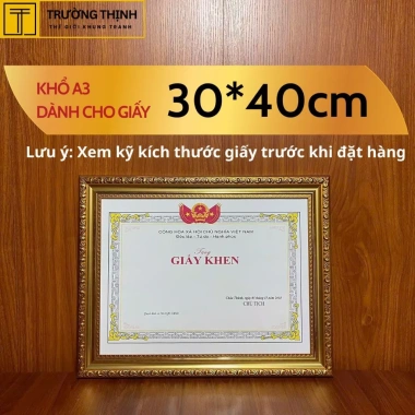Khung ảnh A3 mặt kính – Khung giấy khen bảo vệ nội dung, giảm còn 130.000 VND 7 Khung ảnh A3 mặt kính – Khung giấy khen bảo vệ nội dung, giảm còn 130.000 VND 7