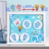 Khung ảnh in dấu chân tay bé - Quà tặng ý nghĩa cho bé thôi nôi, đầy tháng, giá ưu đãi 100k 2