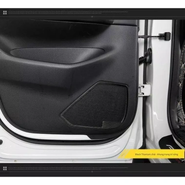 Khung bảo vệ còi cửa Mazda CX5 2.017-2.026 - Titan đen thép không gỉ