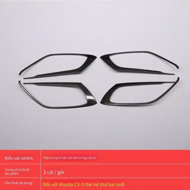 Khung Cửa Bên Trong Mazda CX5 2.017‑2.026 Thép Không Gỉ Đen Titan – Giá 360.800 VND 8