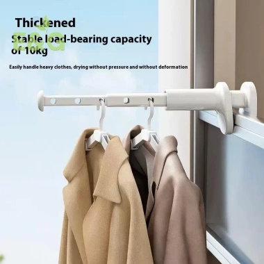 Khung Cửa Sổ Thanh Treo Móc Quần Áo Di Động Giá Phơi Nội Thất Giá 36.190 VND