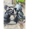Khung đen cho ghế ga xếp sắt - Sơn tĩnh điện đen, an toàn, chỉ 207.900₫ 6