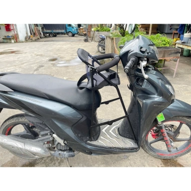 Khung đen cho ghế ga xếp sắt - Sơn tĩnh điện đen, an toàn, chỉ 207.900₫ 7