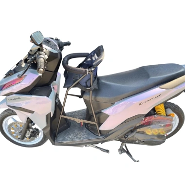 Khung đen cho ghế ga xếp sắt - Sơn tĩnh điện đen, an toàn, chỉ 207.900₫ 8