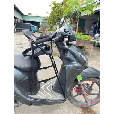 Khung đen kèm dây ghế ngồi xe tay ga sắt sơn tĩnh điện - Giá chỉ 226.800₫