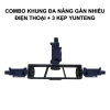 Khung gắn đa điện thoại, thiết bị lên tripod - Giá 45.000đ, ổn định, dễ lắp đặt 3