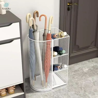 Khung giữ ô và xô đựng đồ đa năng - Ổn định, tiết kiệm không gian, hộp gậy đi bộ cho khách sạn, giá ưu đãi 442.200₫ 8